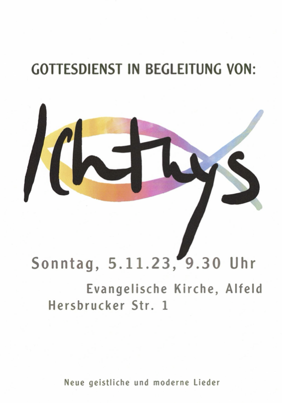 Gottesdienst mit Band Ichthys